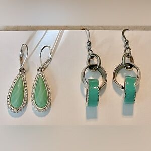 2 pair earrings